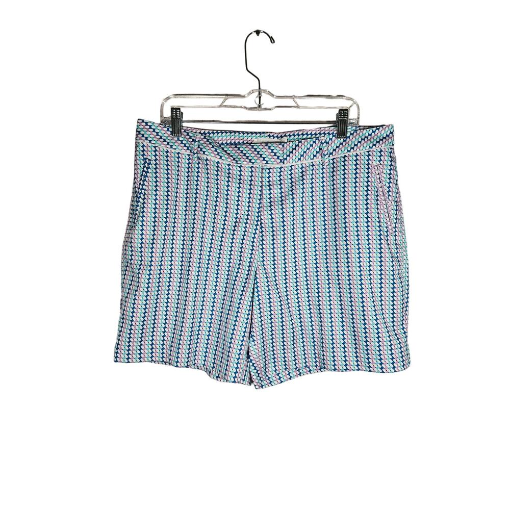 Lady Hagen Women's Shorts Purple White Green Blue Golf Short Size 14‎